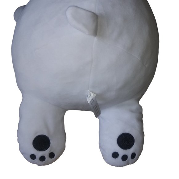 White and Black Puppy Dog Super Soft Squishy Stuffed Animal Beagle Plush Large - Picture 7 of 13